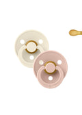 2 Chupetes BIBS Ivory/Blush