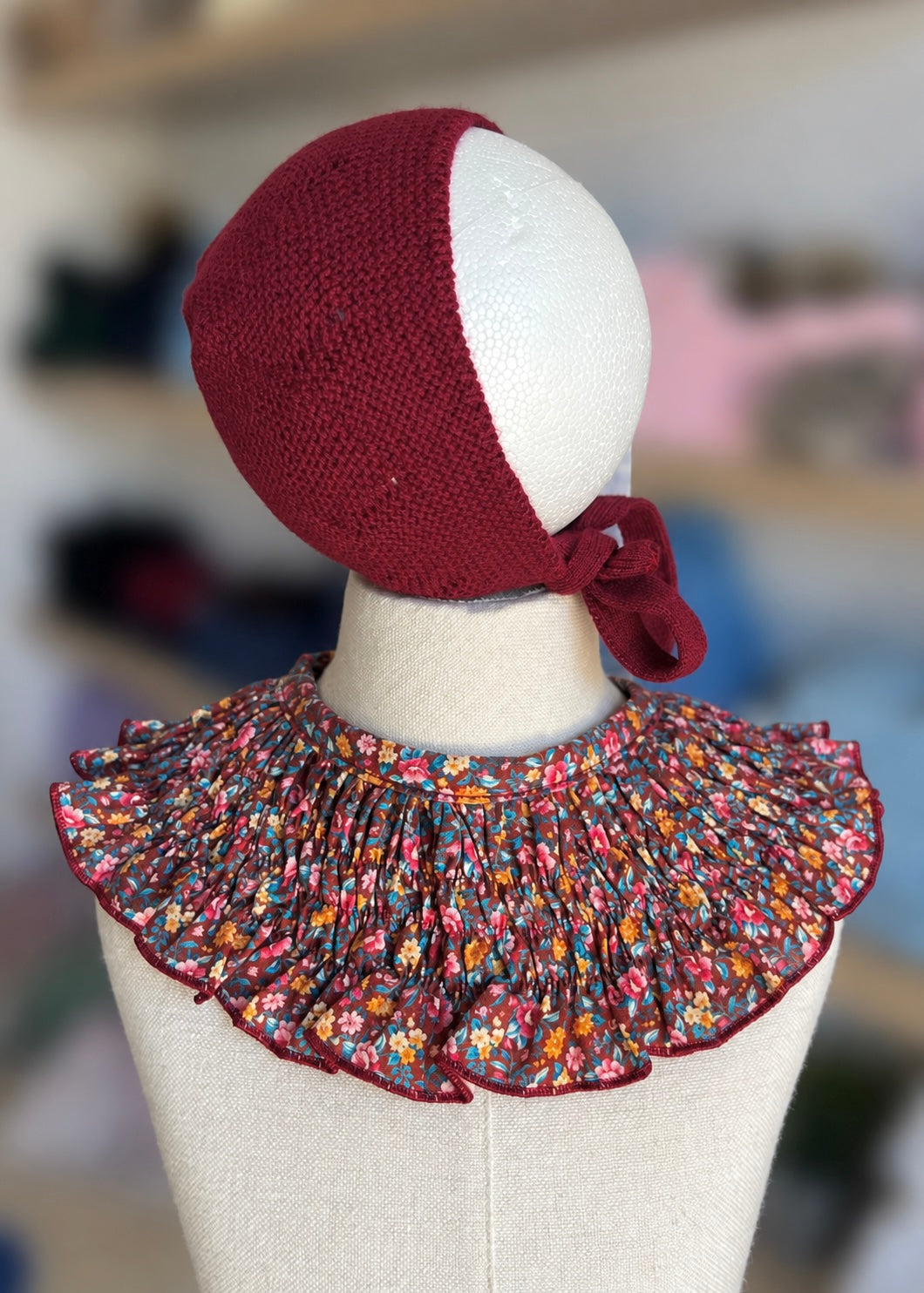 Cuello nido flores cazuela