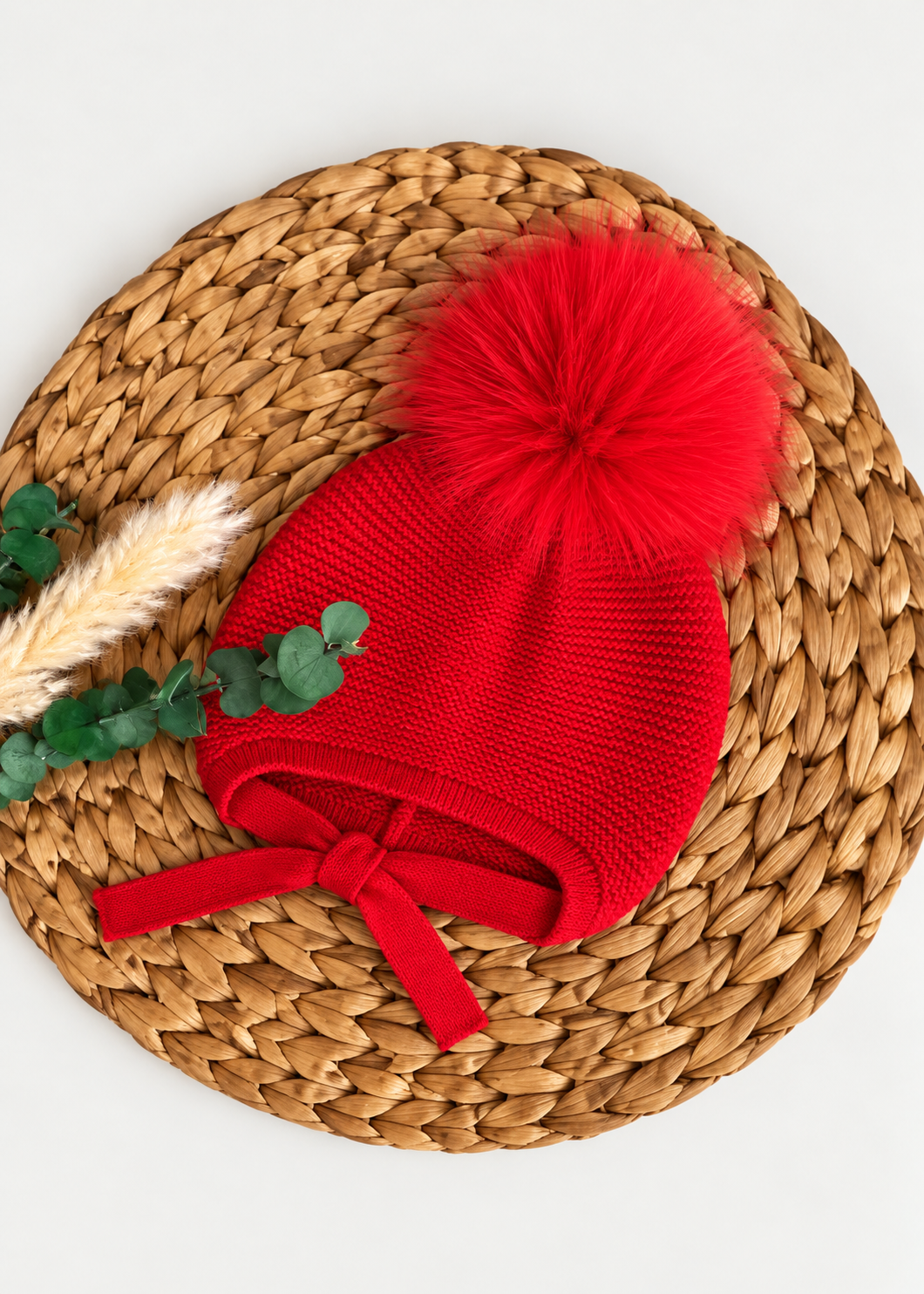 Gorro aviador rojo