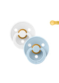 2 Chupetes BIBS White/Baby Blue