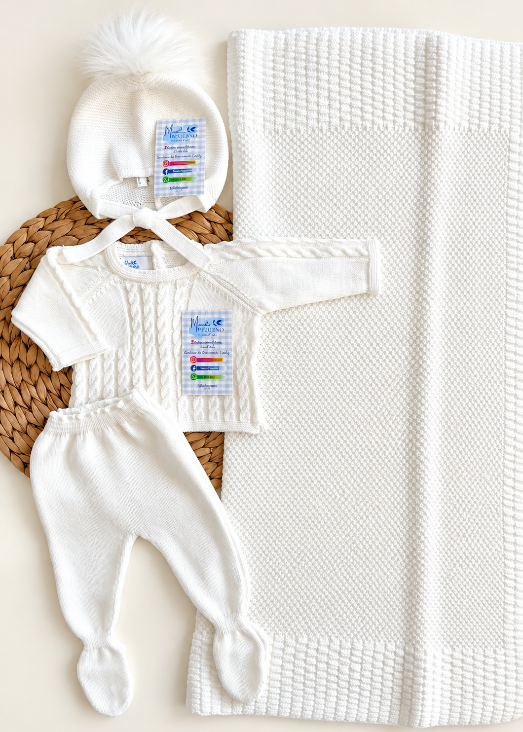 Conjunto ochitos blanco