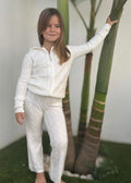 Conjunto trenzado blanco
