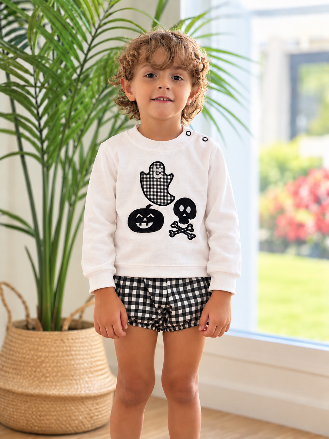 Conjunto Vichy Boo niño