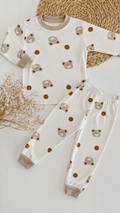 Pijama ositos beige