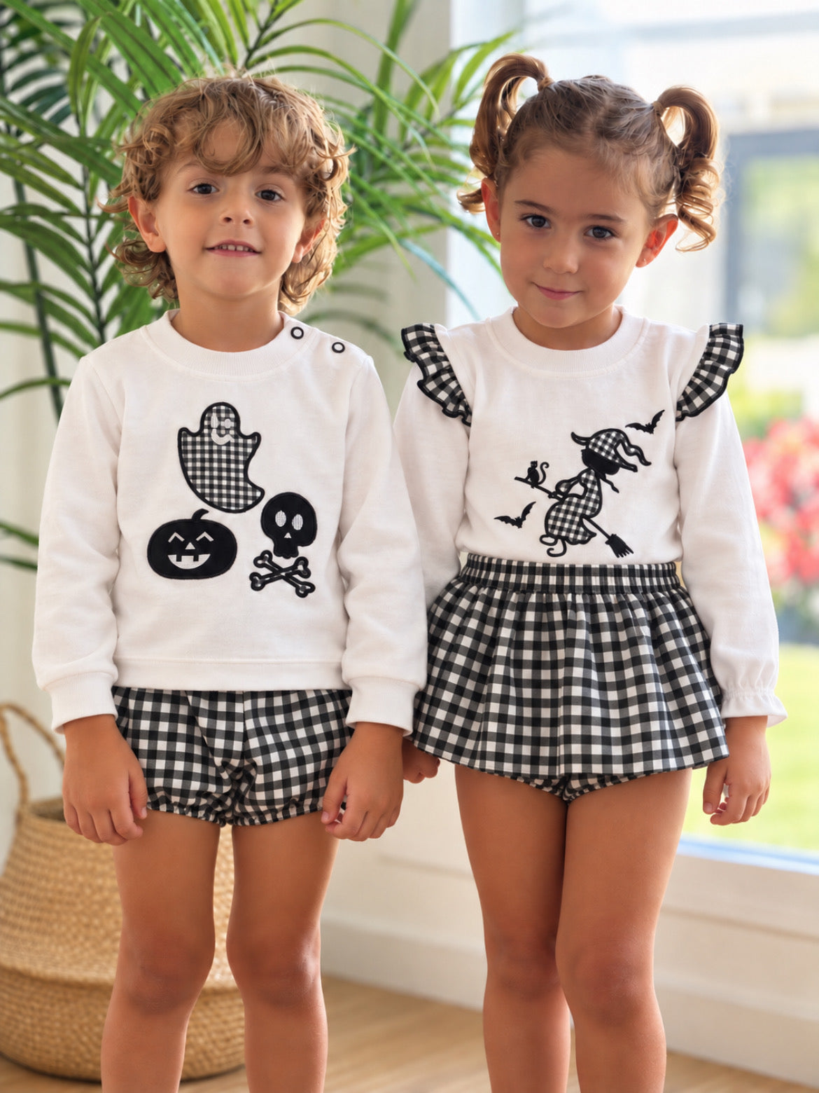 Conjunto Vichy Boo niño
