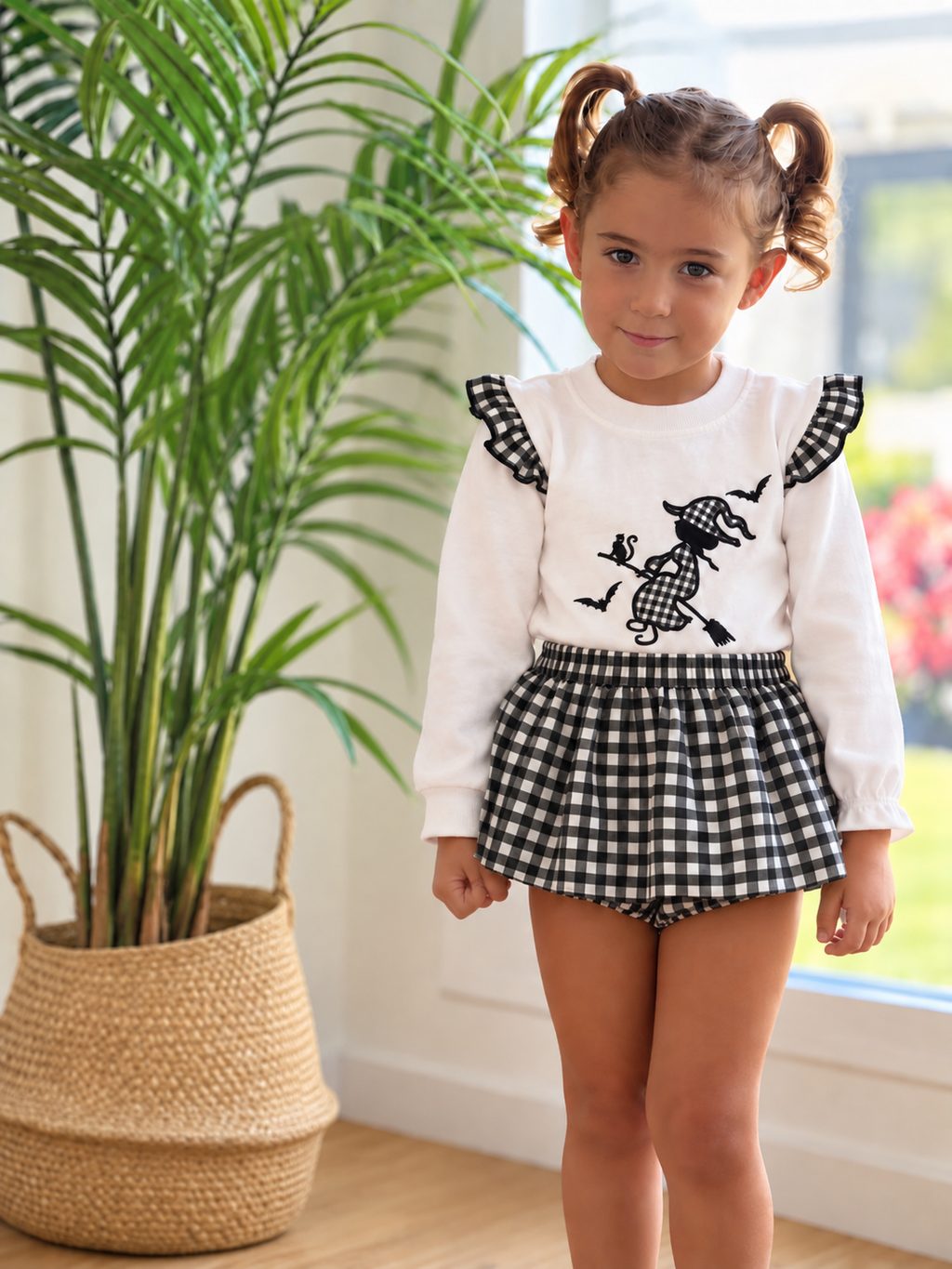 Conjunto Vichy Boo niña