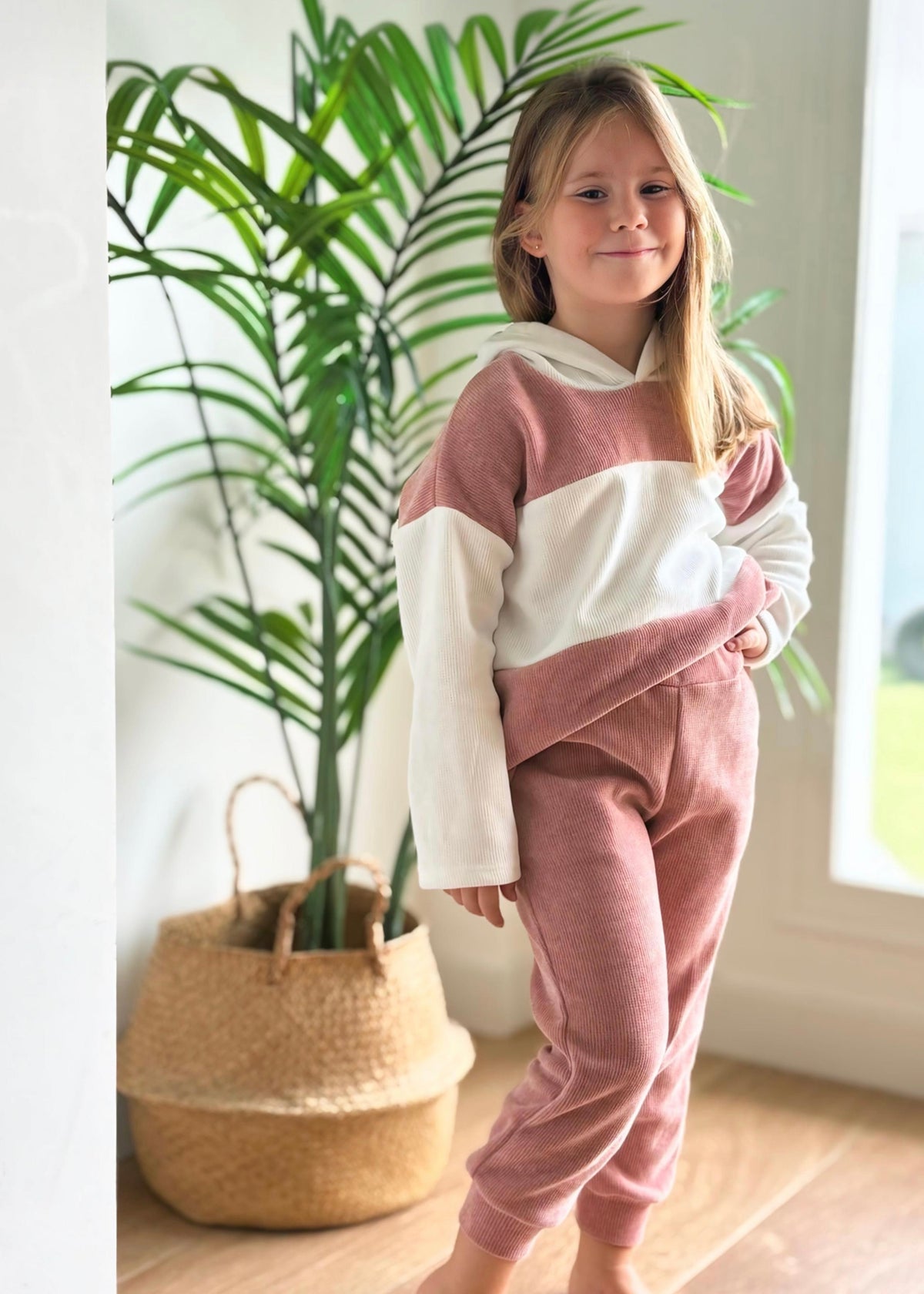 Conjunto Teddy rosa