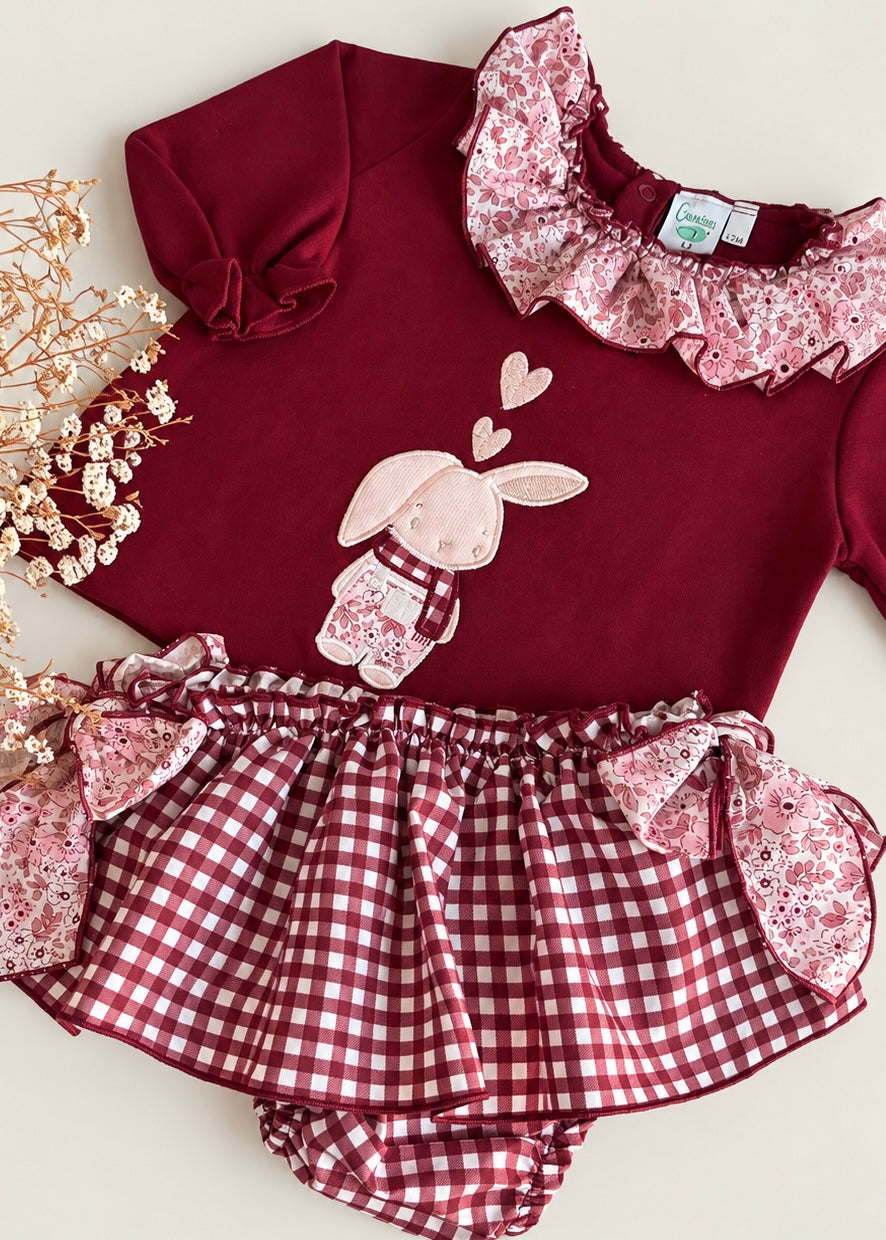 Conjunto Bunny Burdeos