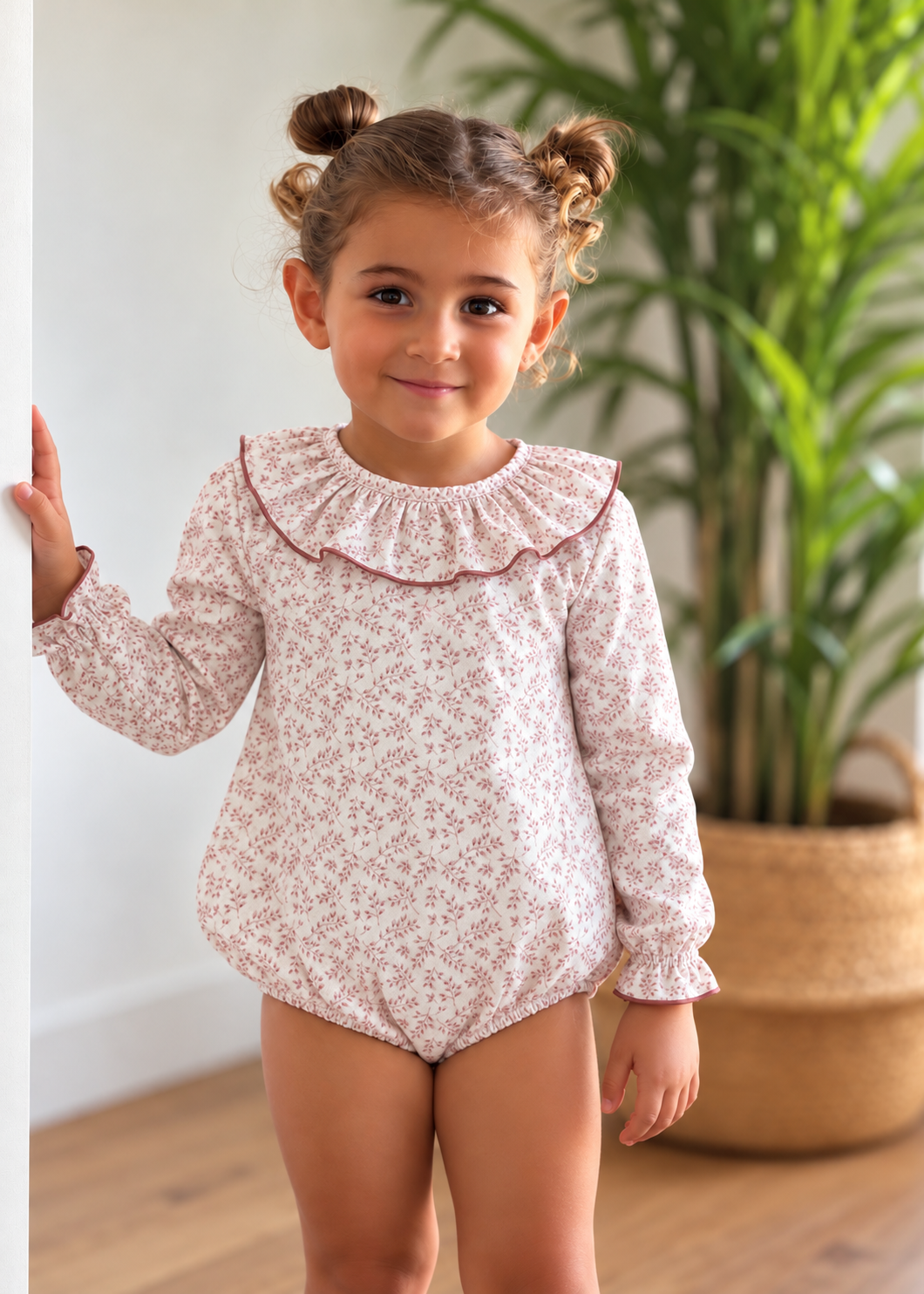 Pelele Jardín rosa