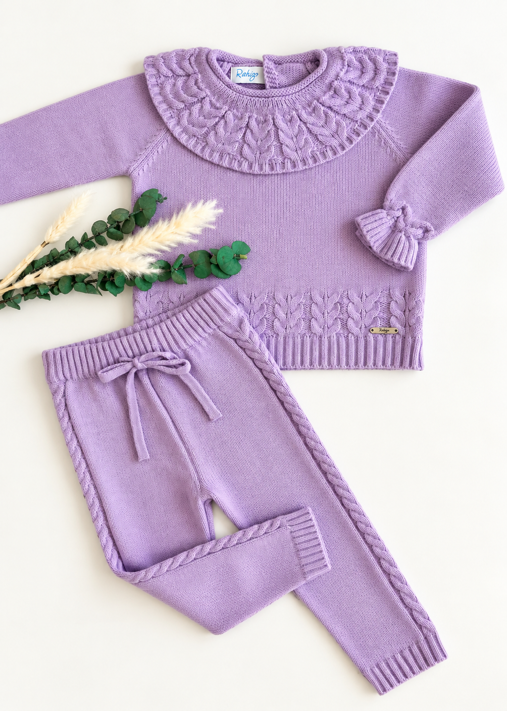 Conjunto niña Rahigo malva
