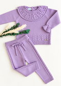 Conjunto niña Rahigo malva