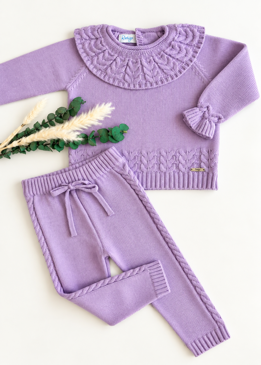 Conjunto niña Rahigo malva