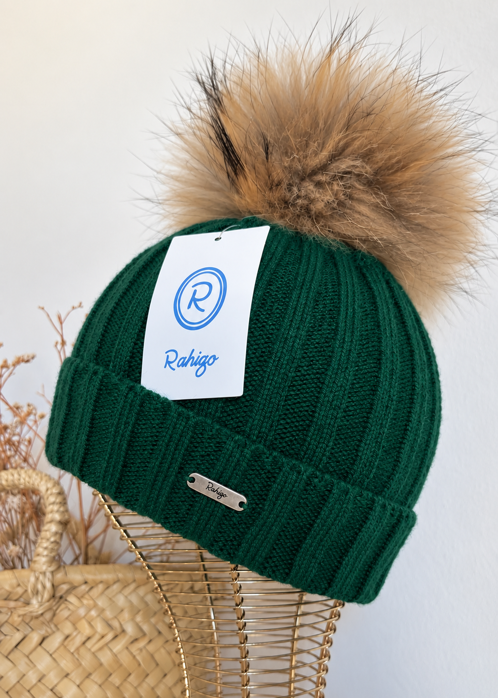 Gorro Rahigo verde botella