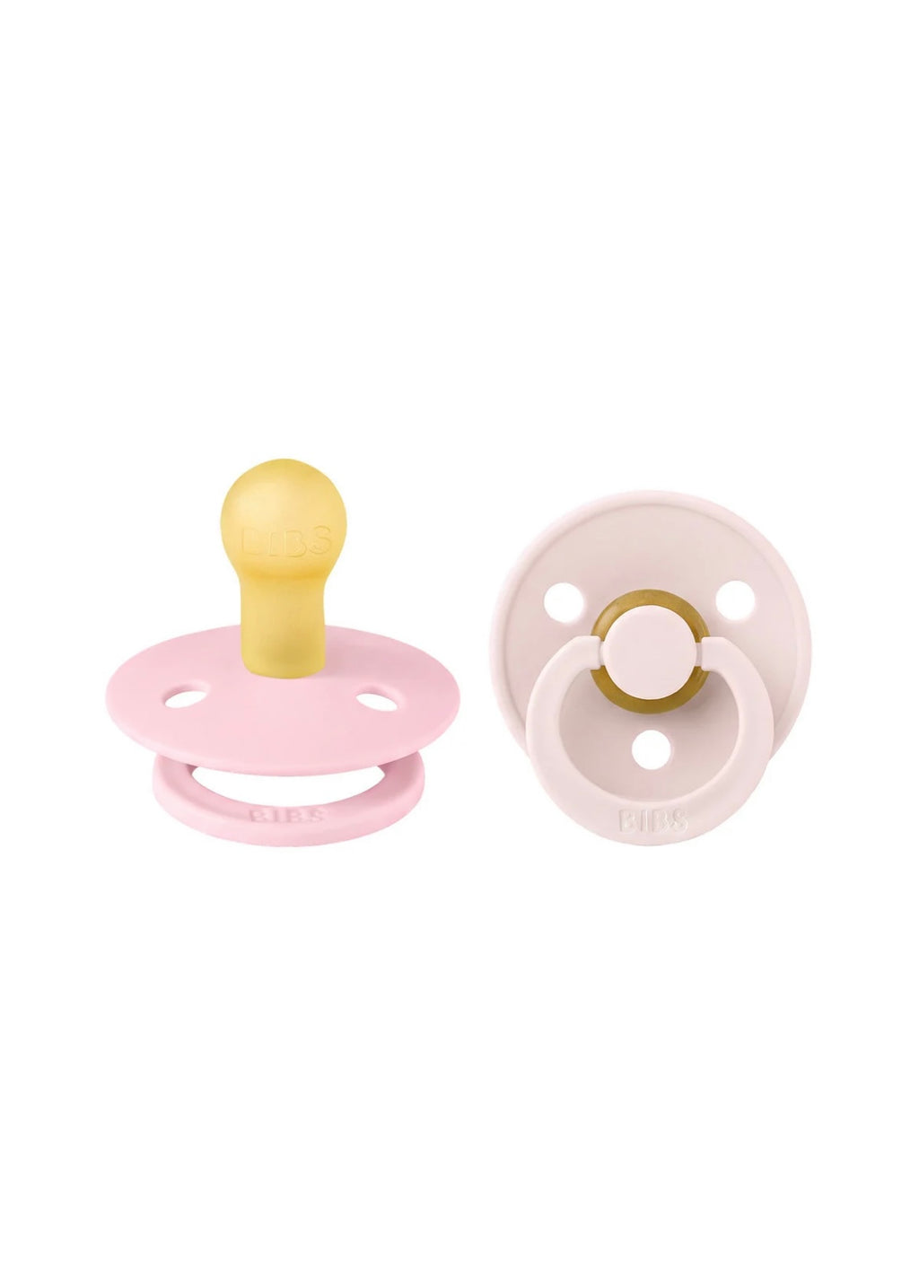2 Chupetes BIBS Deep Petal/Baby Pink