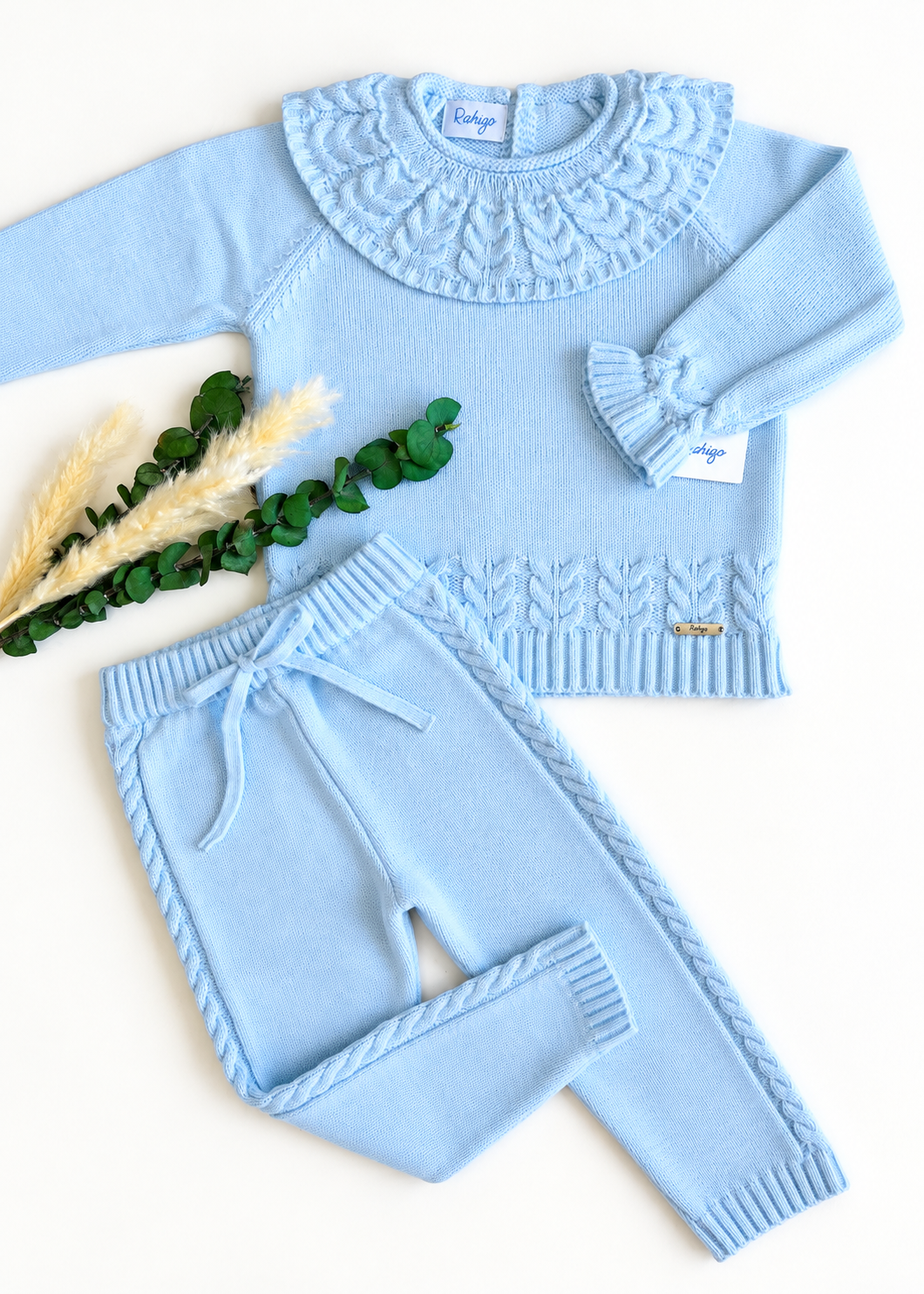 Conjunto niña Rahigo celeste
