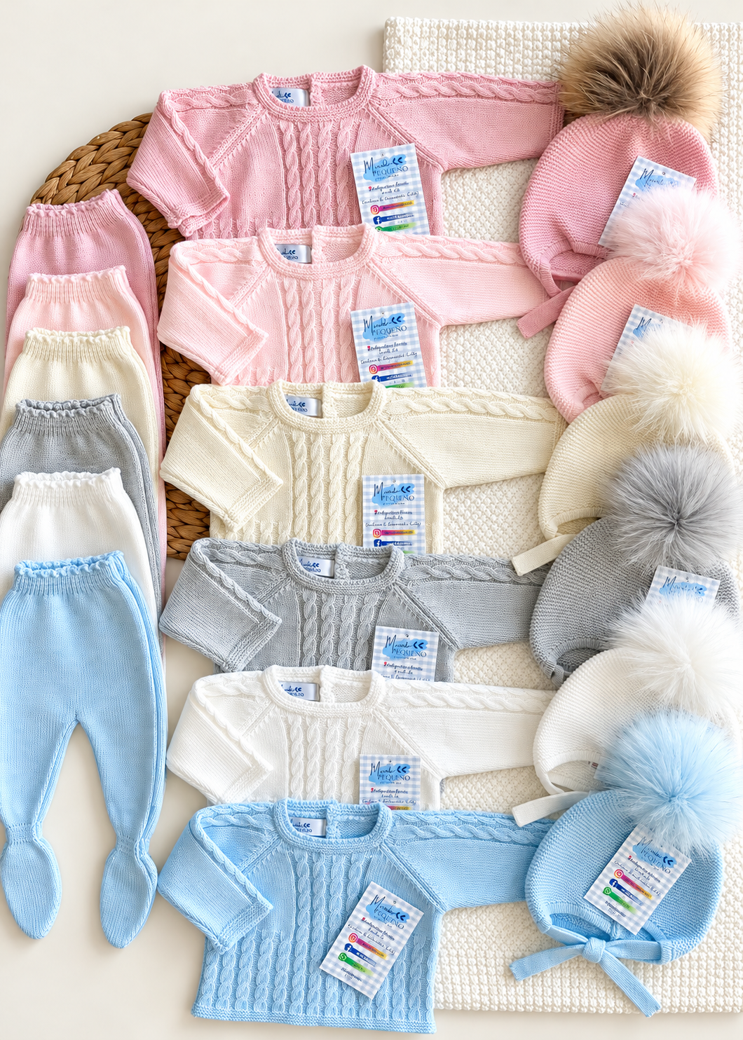 Conjunto ochitos blanco