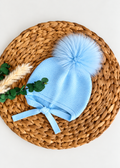 Gorro aviador celeste
