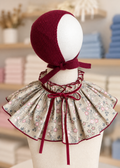 Cuello combinado burdeos