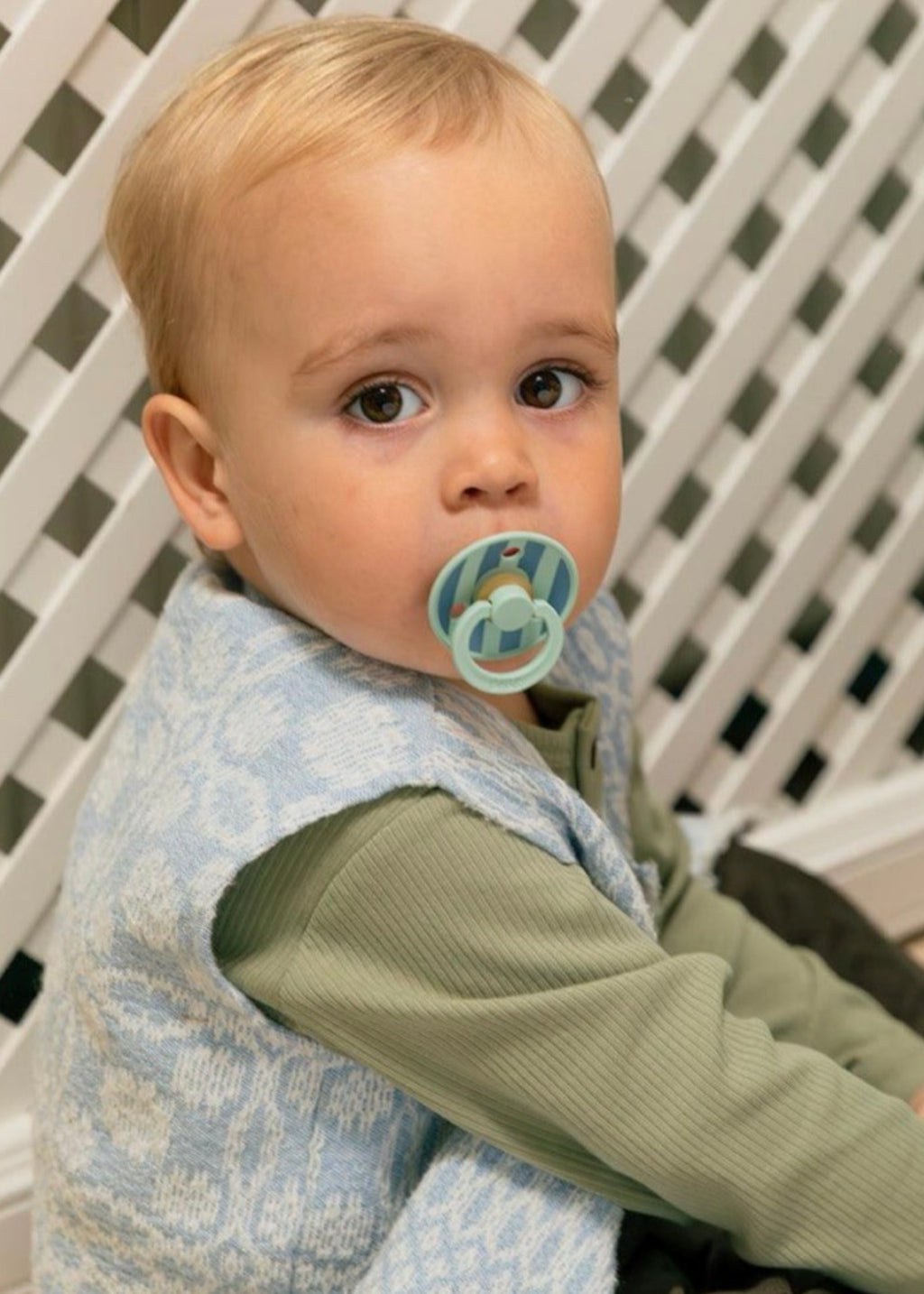 2 Chupetes BIBS Nordic Mint/Petrol Mix
