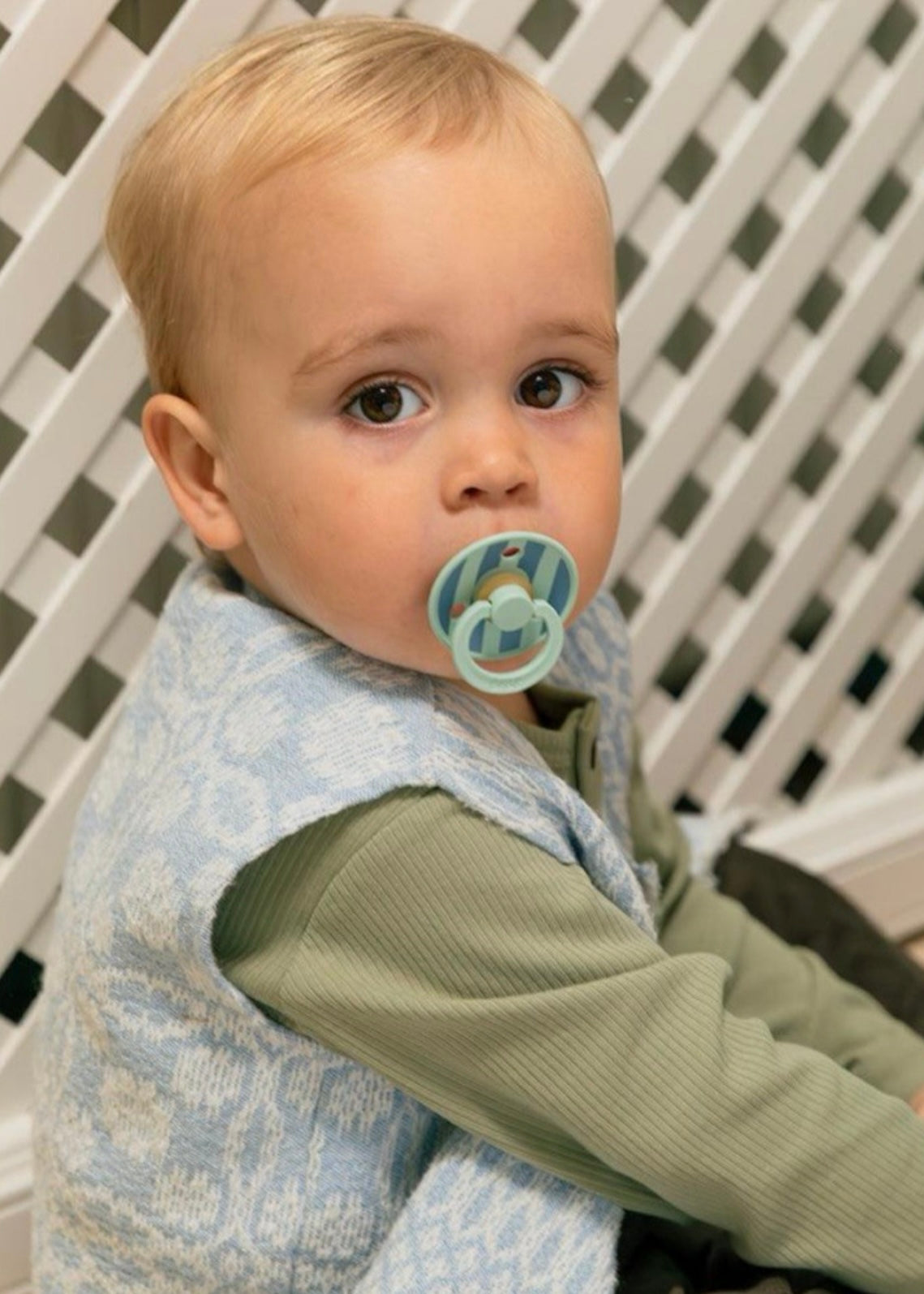2 Chupetes BIBS Nordic Mint/Petrol Mix