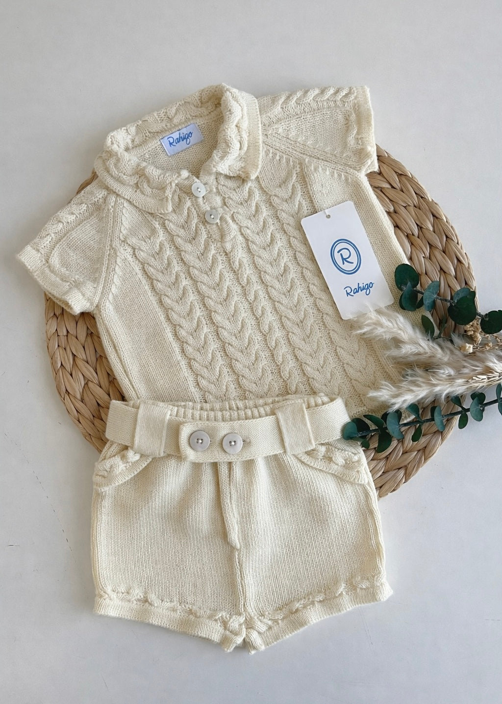 2 piezas Rahigo (O) beige