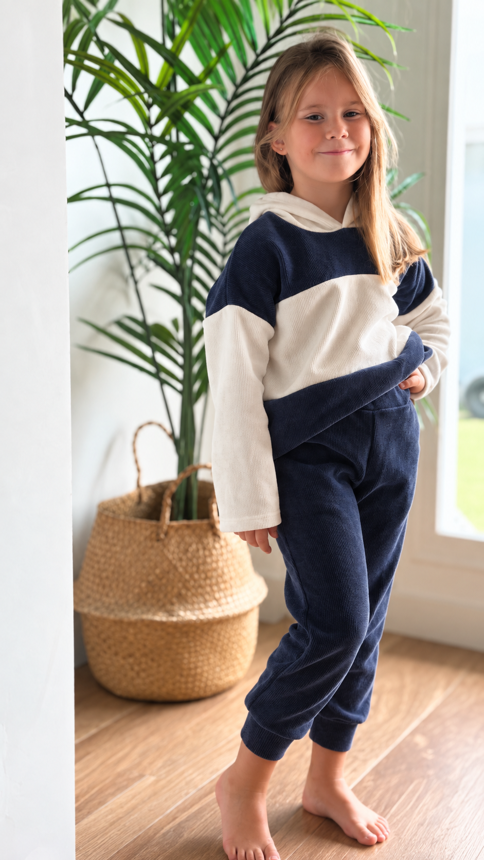 Conjunto Teddy marino