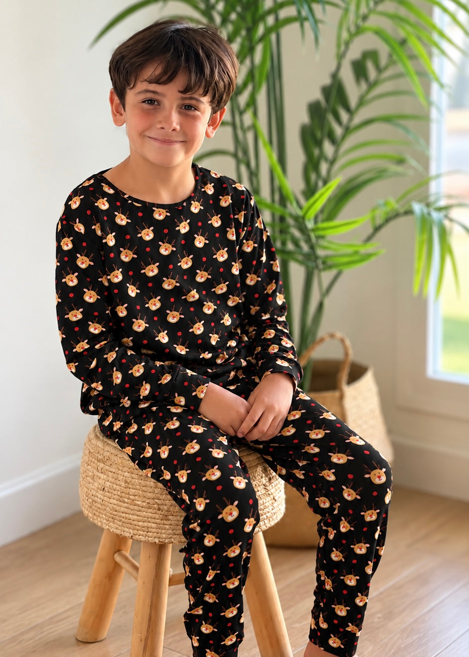 Pijama reno negro