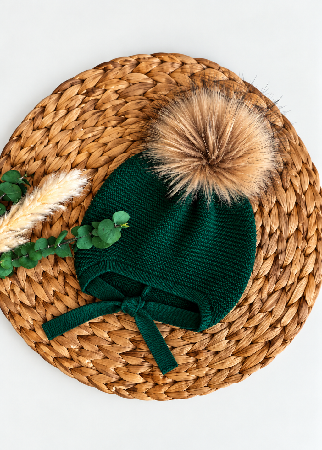 Gorro aviador verde botella