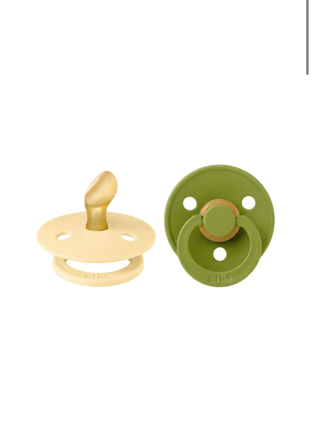 2 Chupetes BIBS Butter/Wasabi