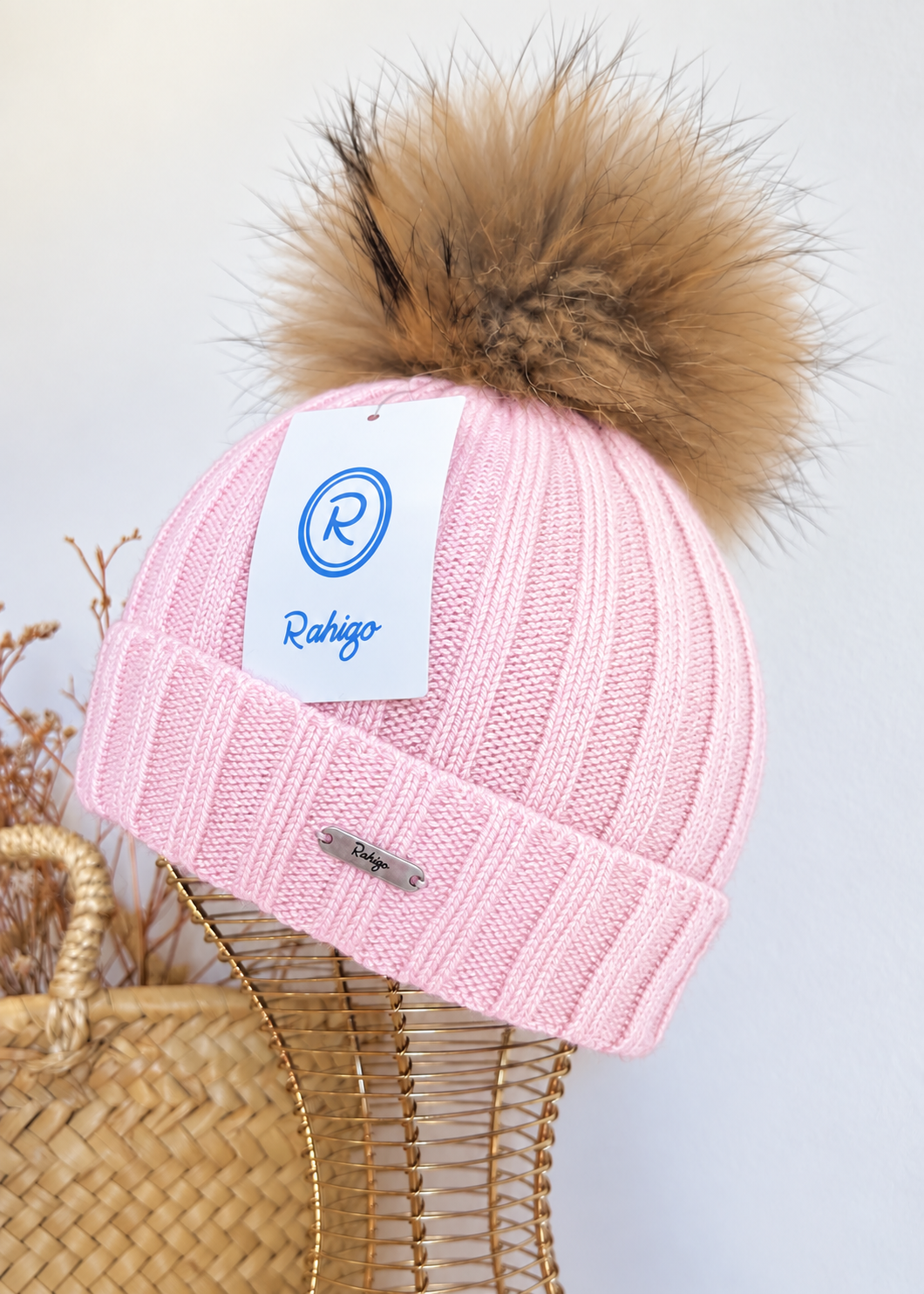 Gorro Rahigo rosa bebé