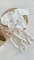Pijama avioneta beige